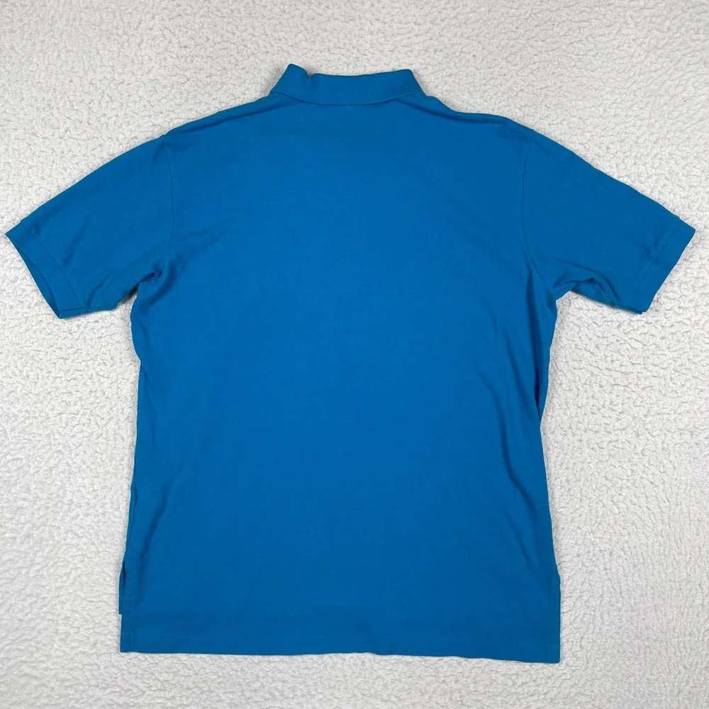 Polo Ralph Lauren Polo Shirt Mens XL Blue Short Sleeve Classic Fit Pique Logo